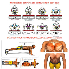 Planche de Pompes Multifonction à Code Couleur