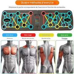 Planche de Pompes Pliable Multifonction
