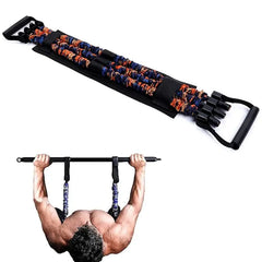 Élastique de développé couché ajustable avec bandes de résistance et poignées pour entraînement musculaire