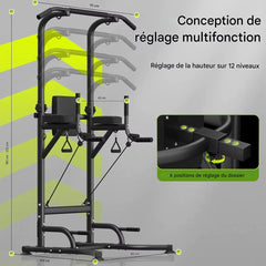 Station de musculation multifonction avec réglages ajustables pour s’adapter à chaque utilisateur
