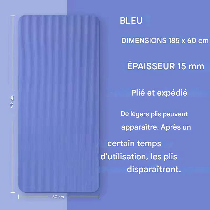 Tapis de Yoga Épais 15 mm