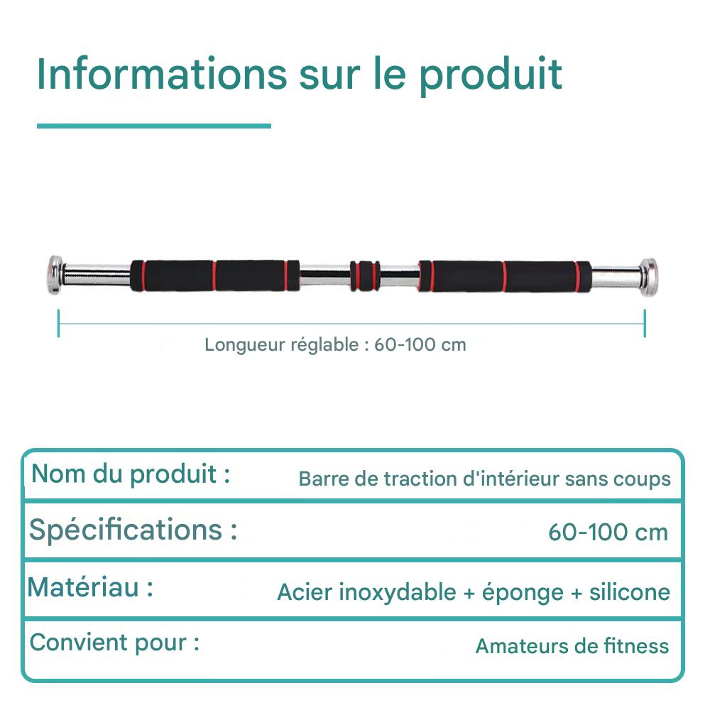 Barre de Traction Murale Extensible