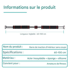 Barre de Traction Murale Extensible