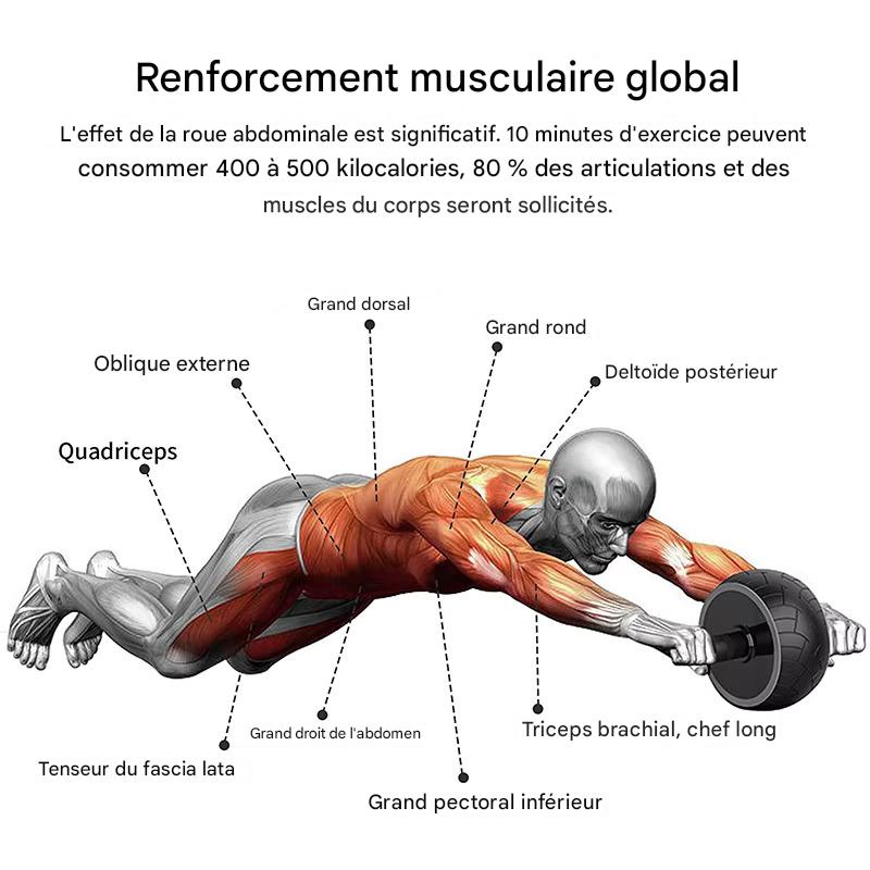 Roue Abdominal double Perfect Core