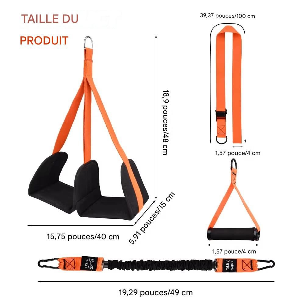 Sangles d’Assistance pour Tractions