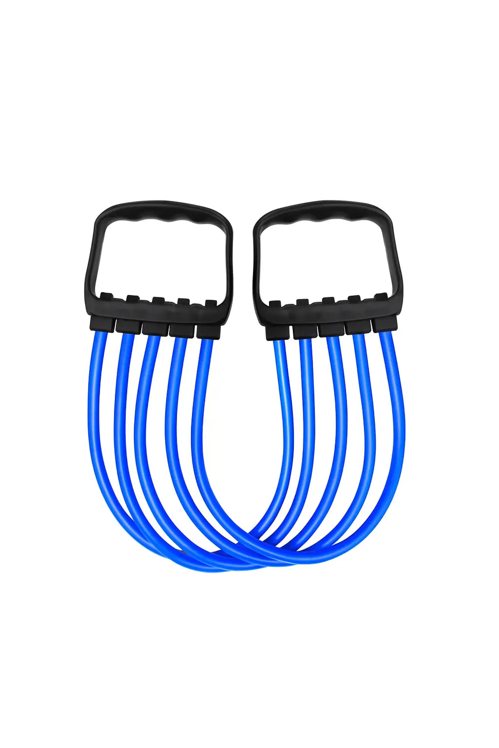 Différentes configurations du développeur de poitrine à élastiques selon la résistance choisie