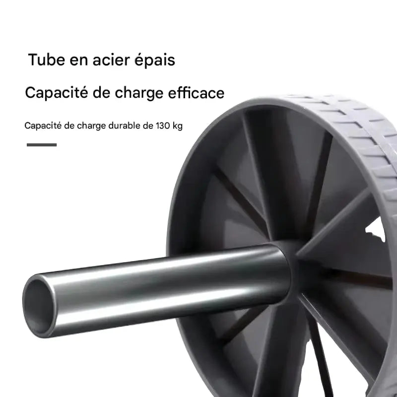 Détail du tube en acier épais de la roue abdominale avec forte capacité de charge