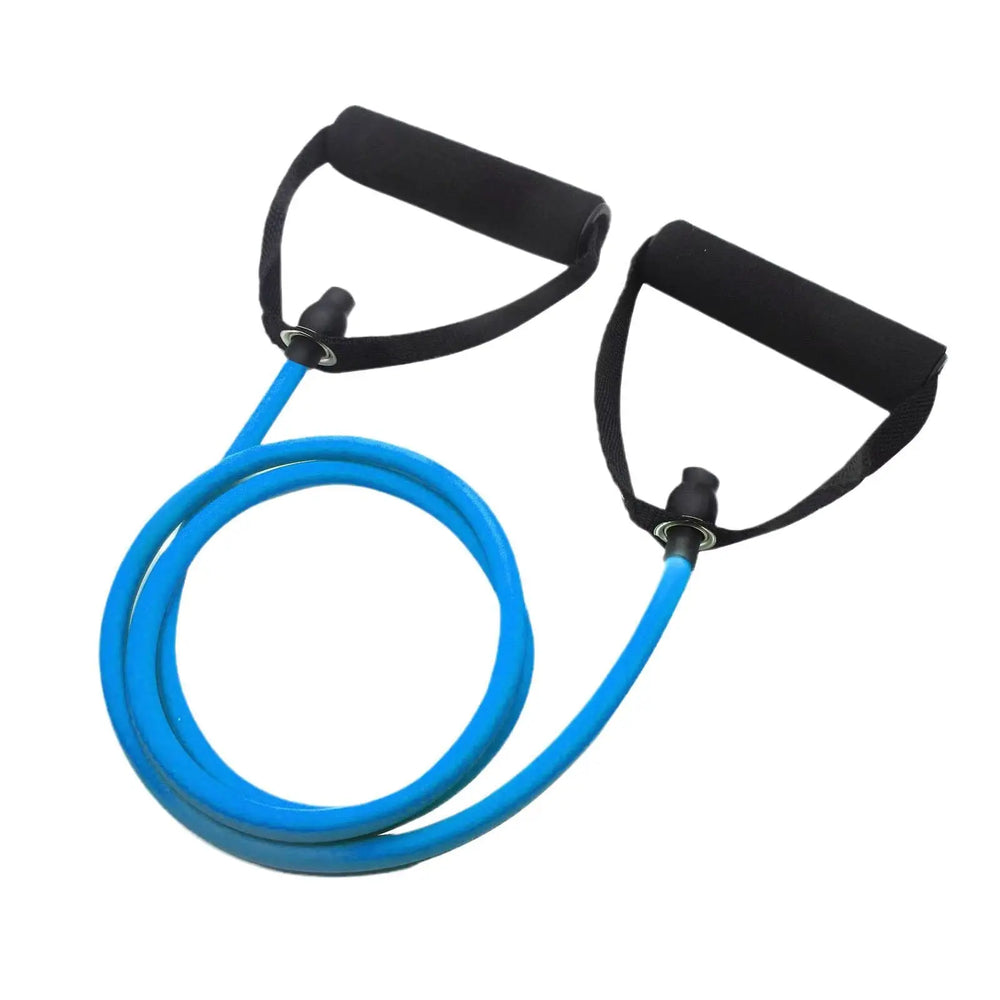 Tube de résistance fitness bleu pour entraînement de force avancé